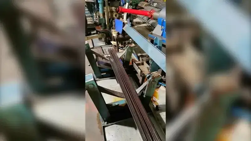 Правка стальных прутков